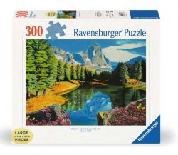 RAVENSBURGER CASSE-TÊTE 300 PIÈCES LARGE - RÉFLEXIONS DES MONTAGNES ROCHEUSES #12000873